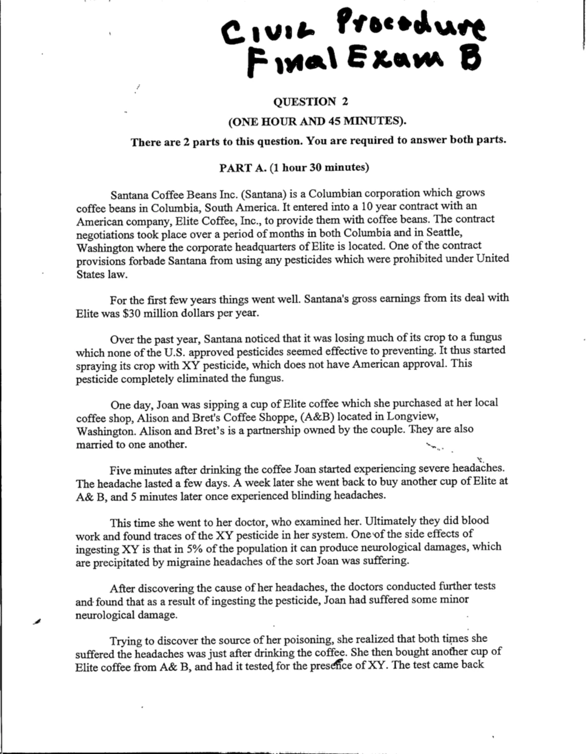 CIVIL PROCEDURE (CIV PRO) Outline for Extended Bar Preparation - Studocu