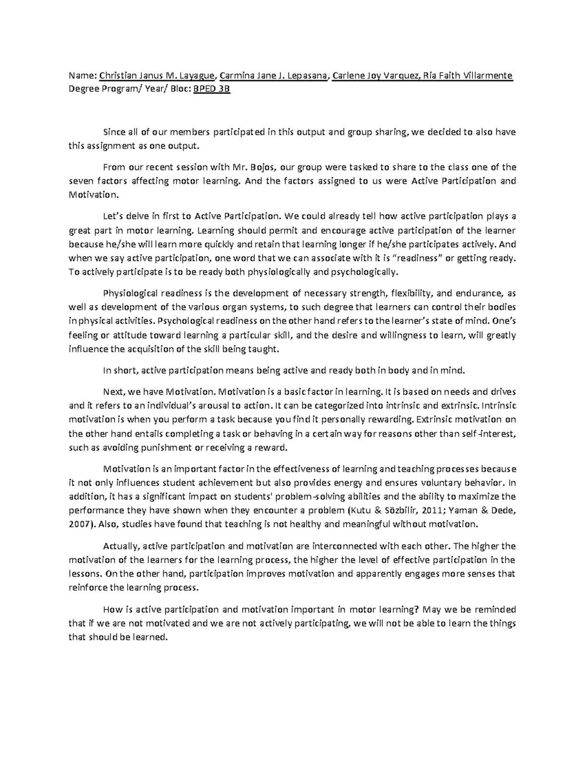 Assignment 3 - Name: Christian Janus M. Layague, Carmina Jane J ...