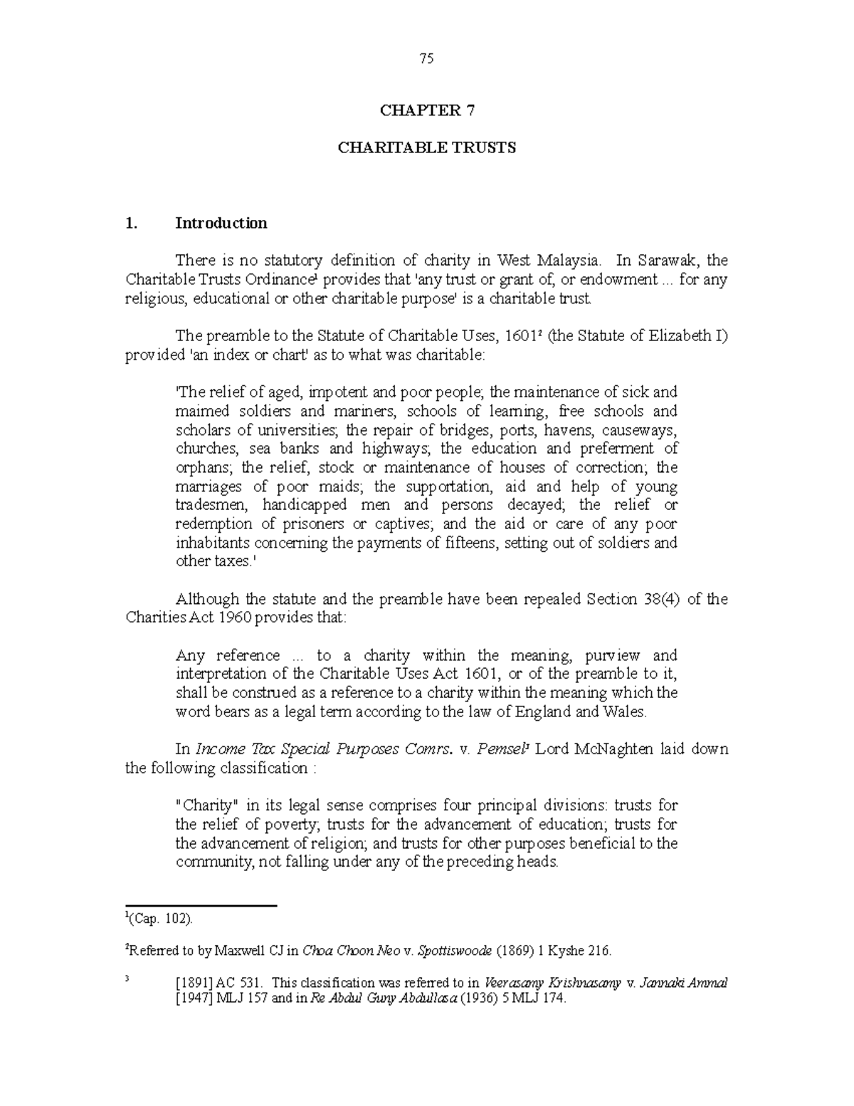 Charitable Trusts Review Notes for Law 2020 - Studocu
