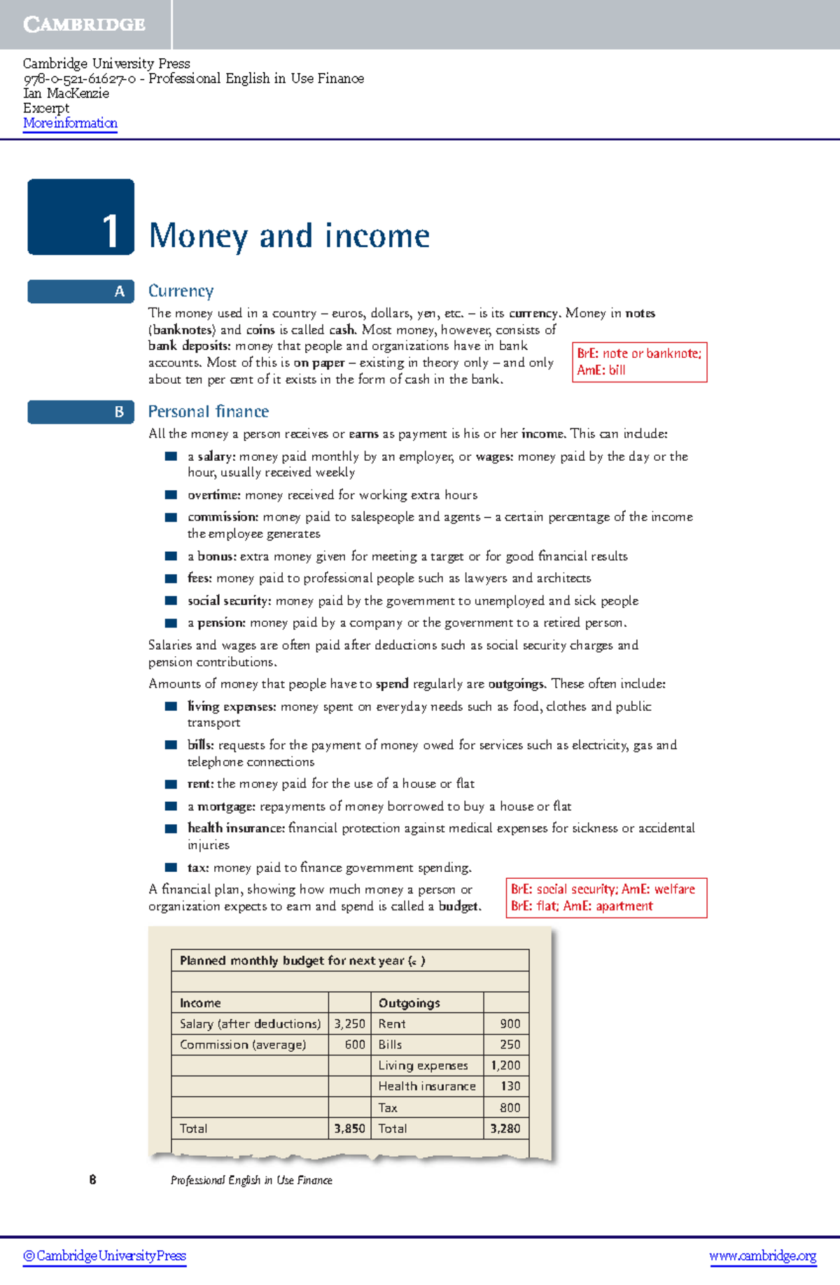 Unit 4 Financial Statement Analysis - Professional English in Use ...