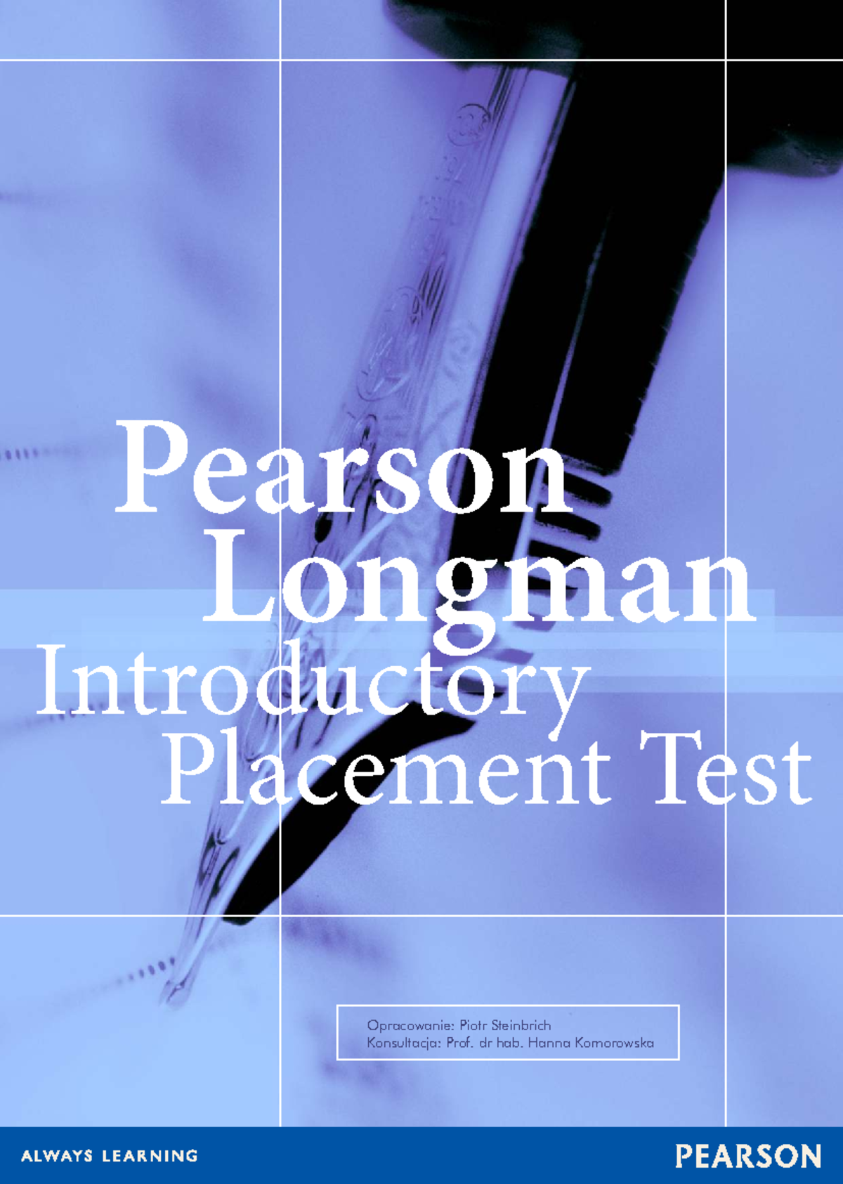 Pearson Longman Introductory Placement Test - Opracowanie i Konsultacja ...