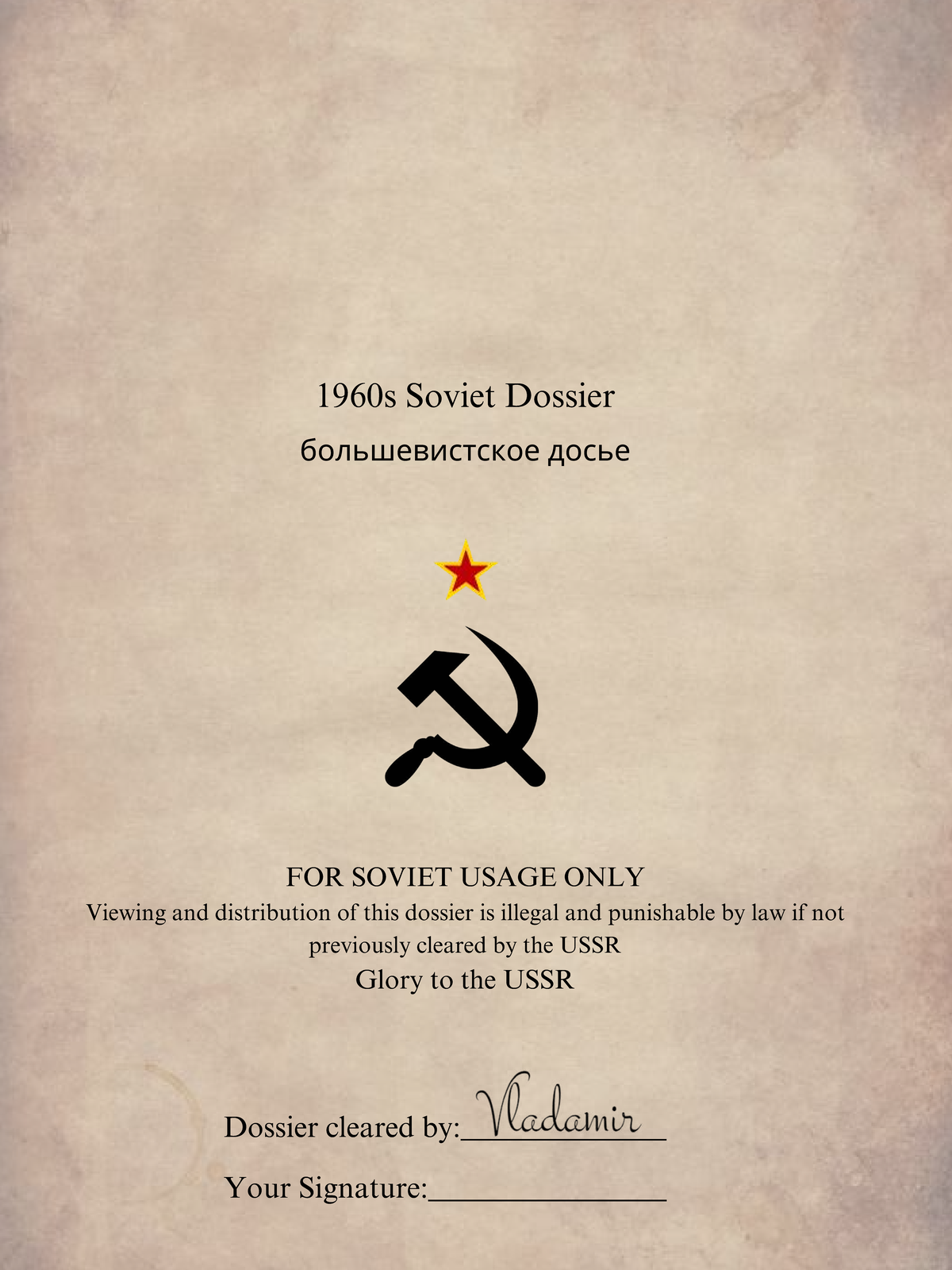 1960s Soviet Dossier: Major Events and Cultural Shifts in the USSR ...