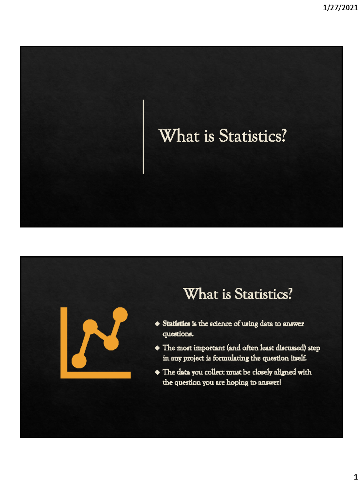 Week 1 Lecture: Understanding Data Sampling and Analysis Techniques ...