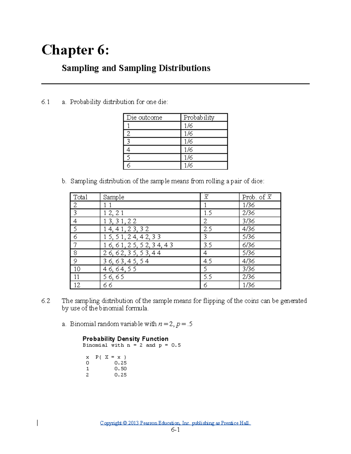 Statistics for Business & Economics: Chapter 6 Notes (Stat8) - Studocu