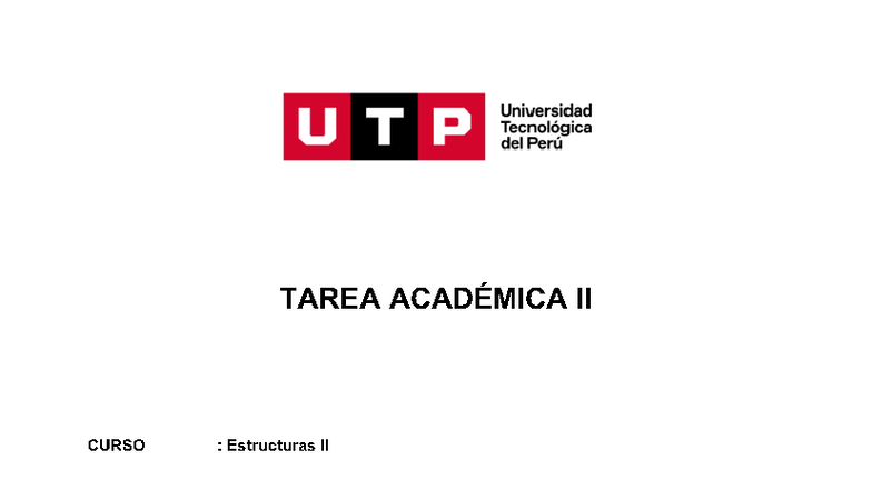 Estructuras II - Tarea Académica II: Ejercicios y Propuestas 2025 - Document Preview
