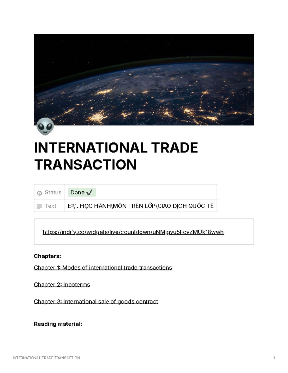 International Trade Transactions: Key Concepts & Incoterms Overview ...