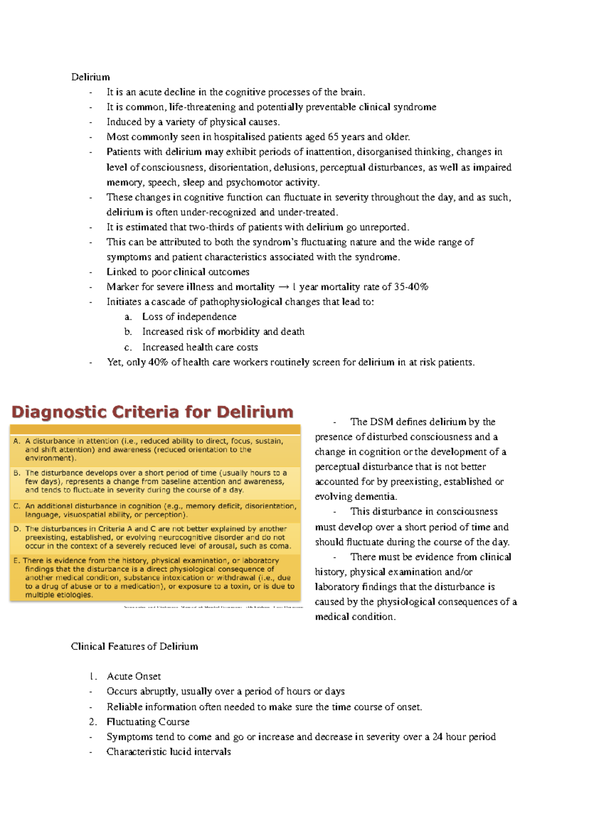 Understanding Delirium: Clinical Insights and Management Strategies ...