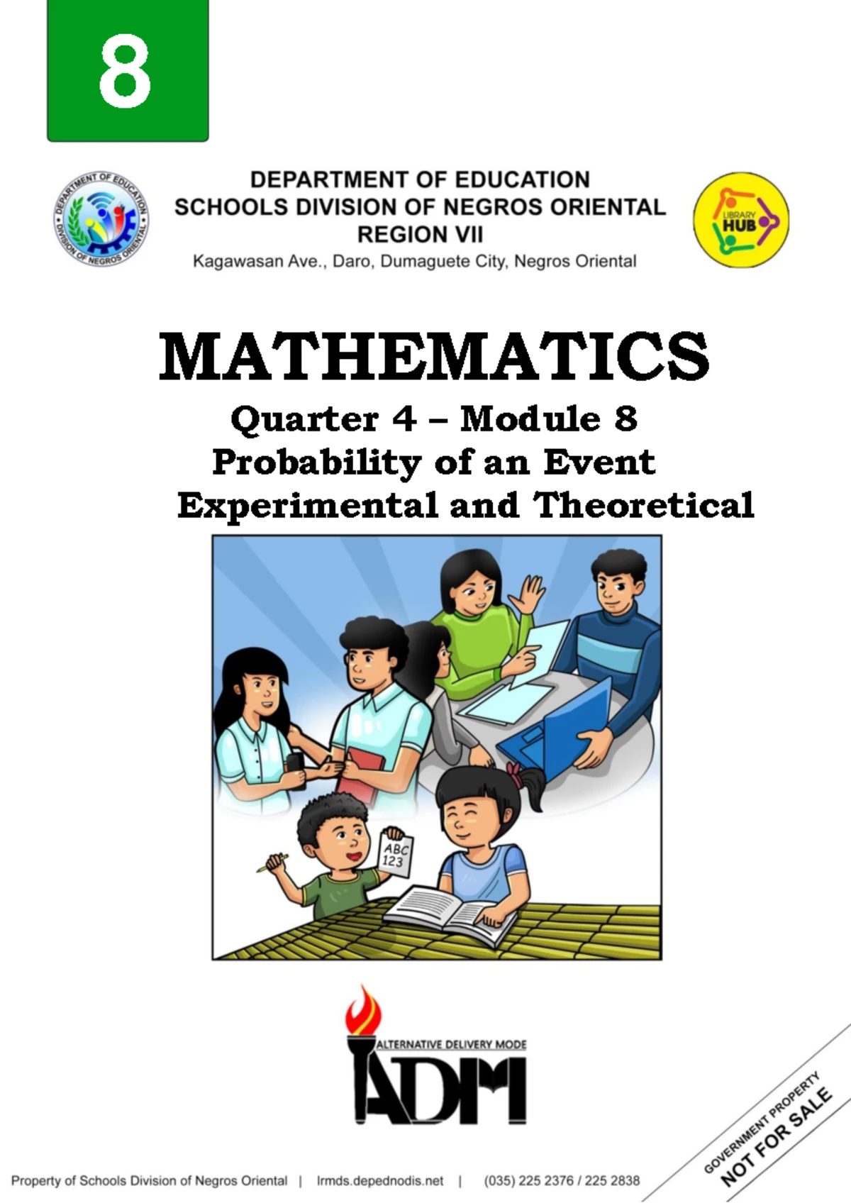 Math 8 - Q4 - Module 5: Exploring Parallel and Perpendicular Lines ...