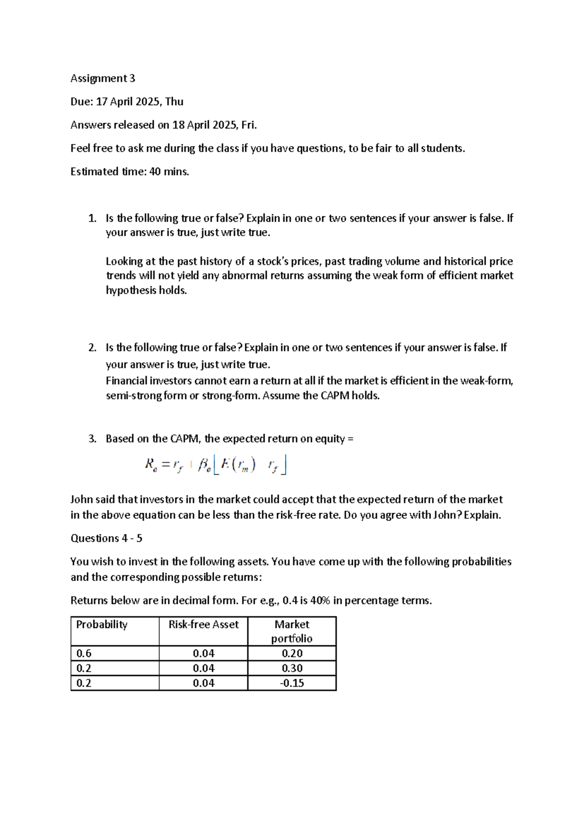 Assignment 3 Qns only CB3410 7 Apr released - Assignment 3 Due: 1 7 ...