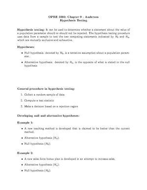 Chapter 7 Notes - OPRE 3360: Chapter 7 - Anderson Sampling and Sampling ...