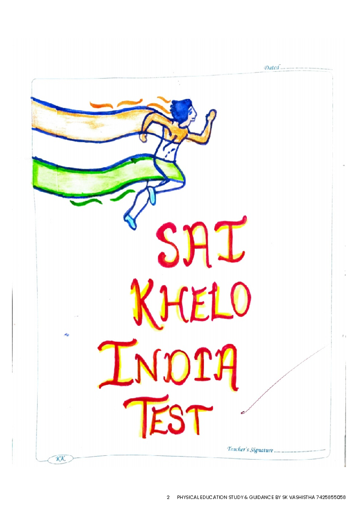 Class 11 Physical Education Practical File - Document Preview