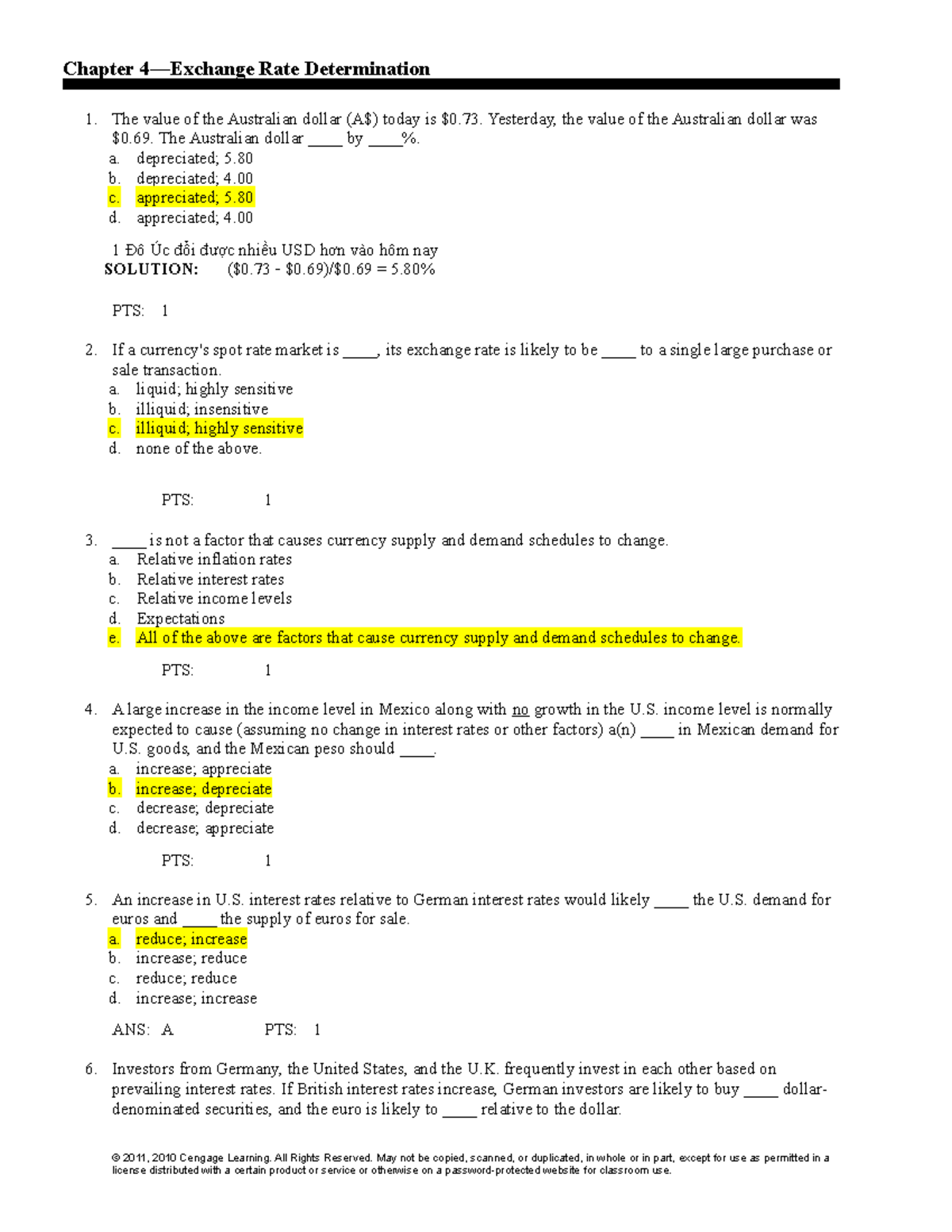 Chapter IFM10e Test Bank: Midterm Rate Determination Insights - Studocu