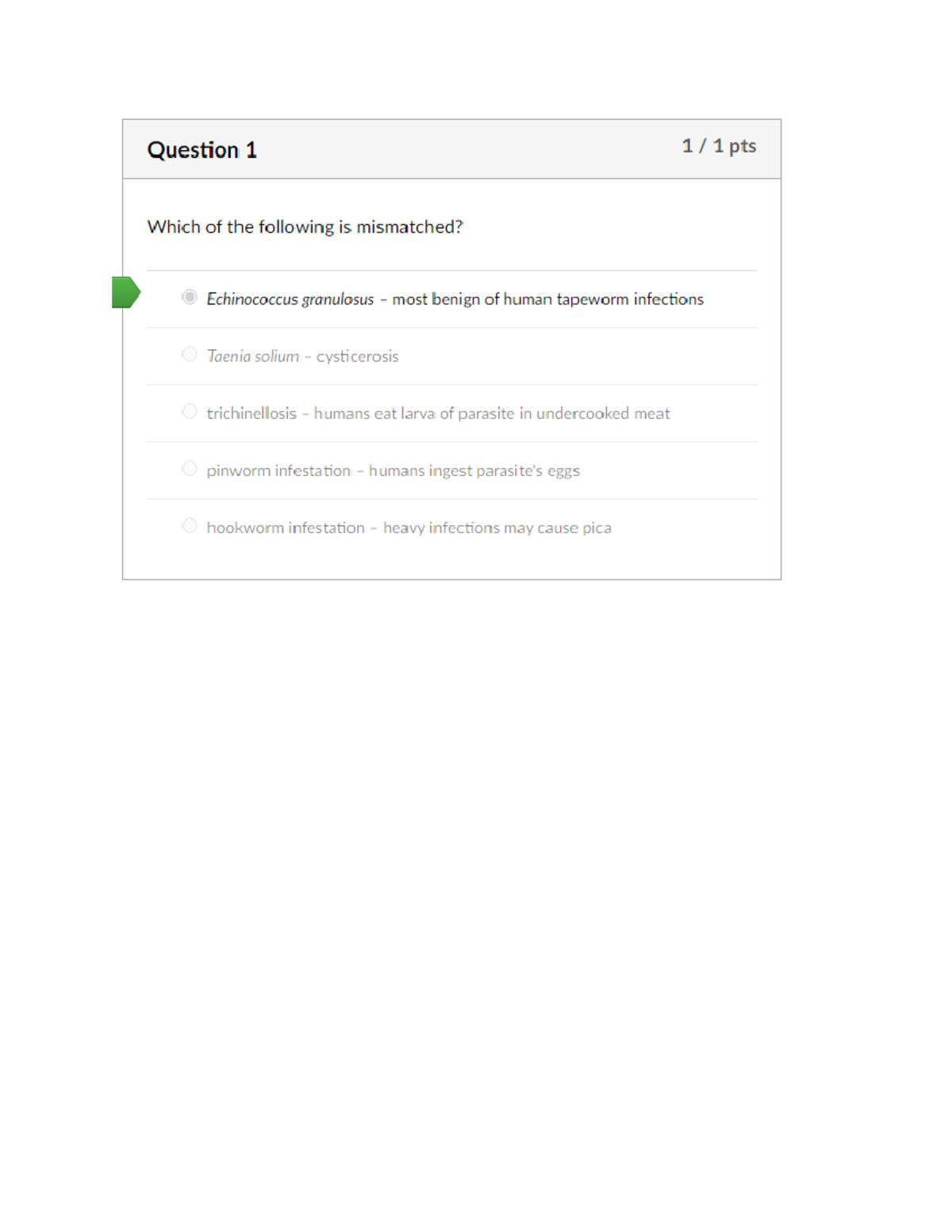 Microbial Diseases of the Digestive System: 02 Quiz Review - Studocu