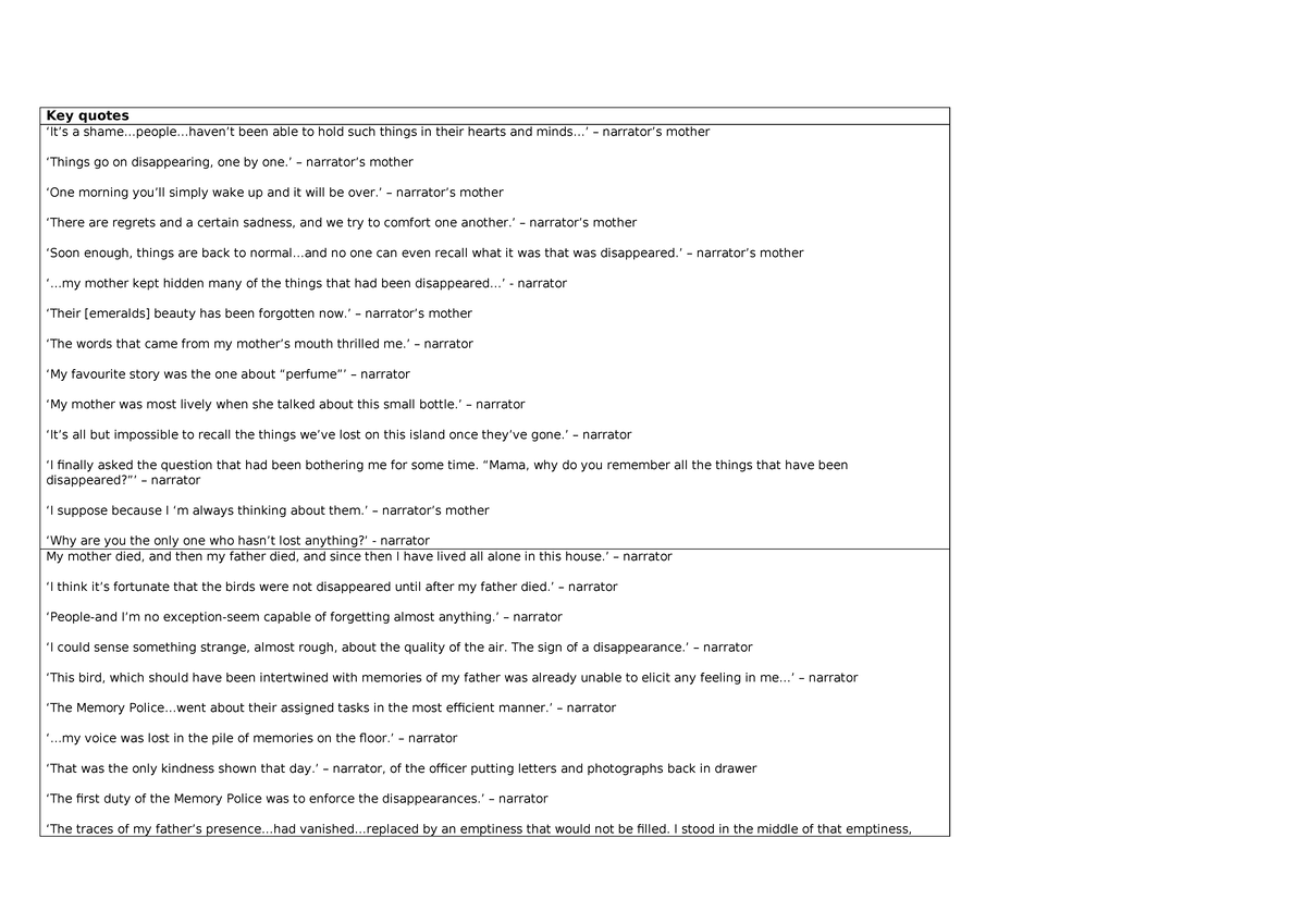 Key Quotes from 