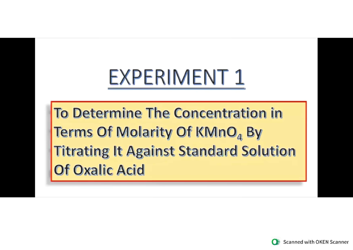Chemistry Practicals Class 12: Molarity Determination &amp; Reaction Rates ...