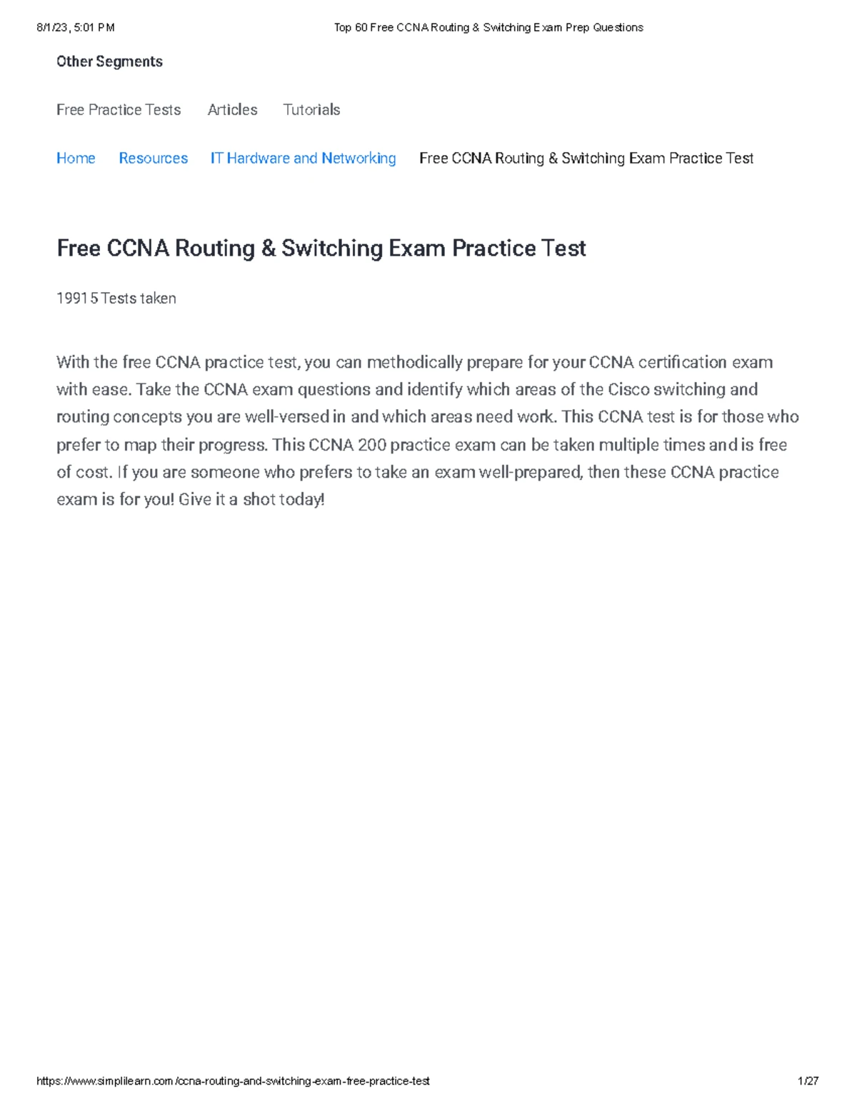 7.4.1 Packet Tracer - Configuring DHCPv4 for Routers and Clients - Studocu