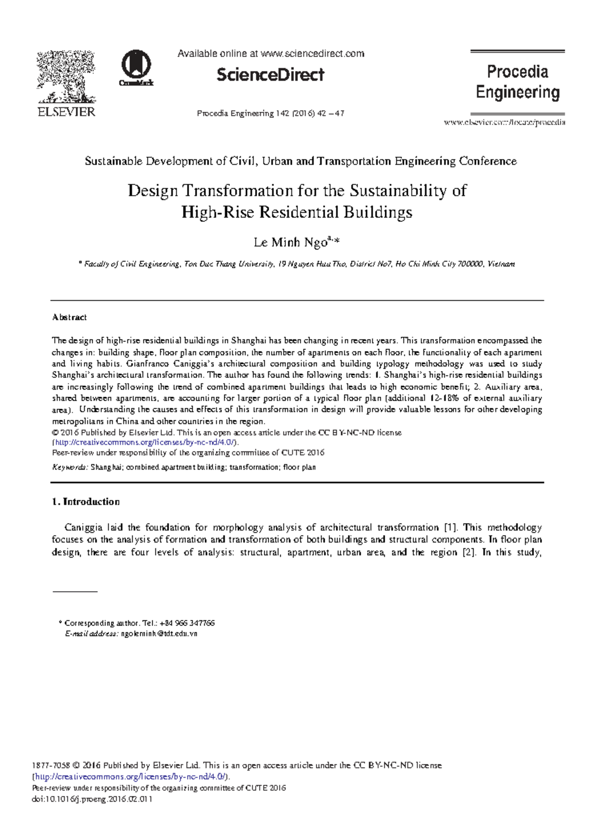 View of Overview of Sustainable Design Factors in High-Rise Buildings