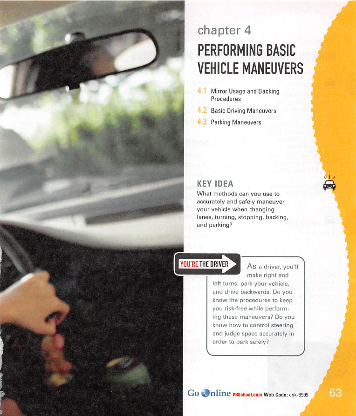 Chapter 4 - Basic Vehicle Maneuvers: Mirror Usage & Parking Techniques ...