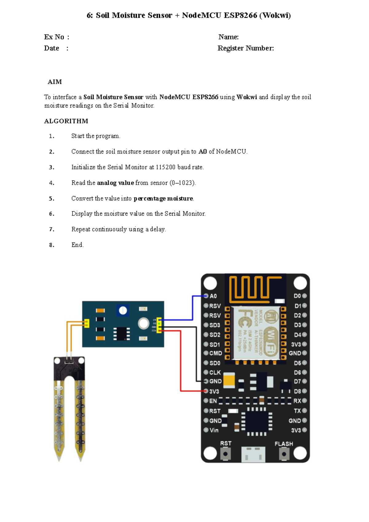 CLA2IO: Soil Moisture Sensor & Raspberry Pi Working Guide - Studocu