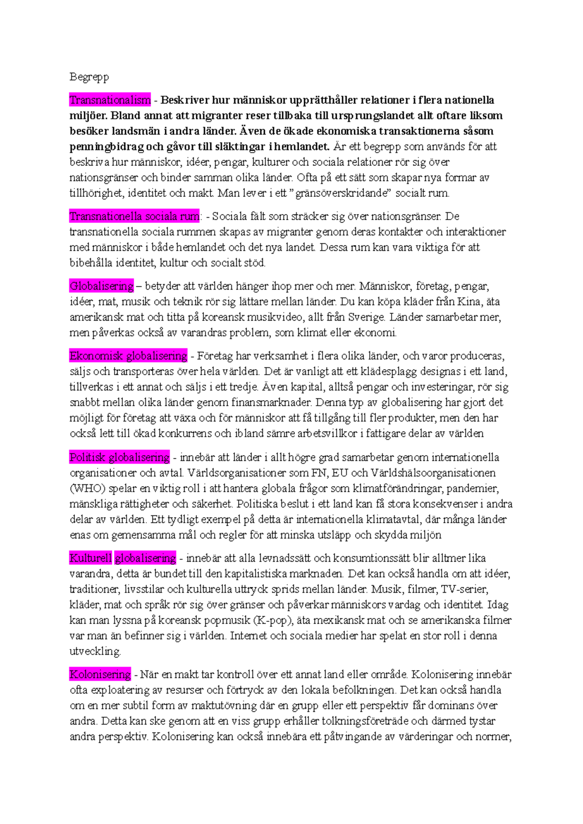 Transnationalism: Relationer och Identitet i Globaliseringens Tidsålder ...