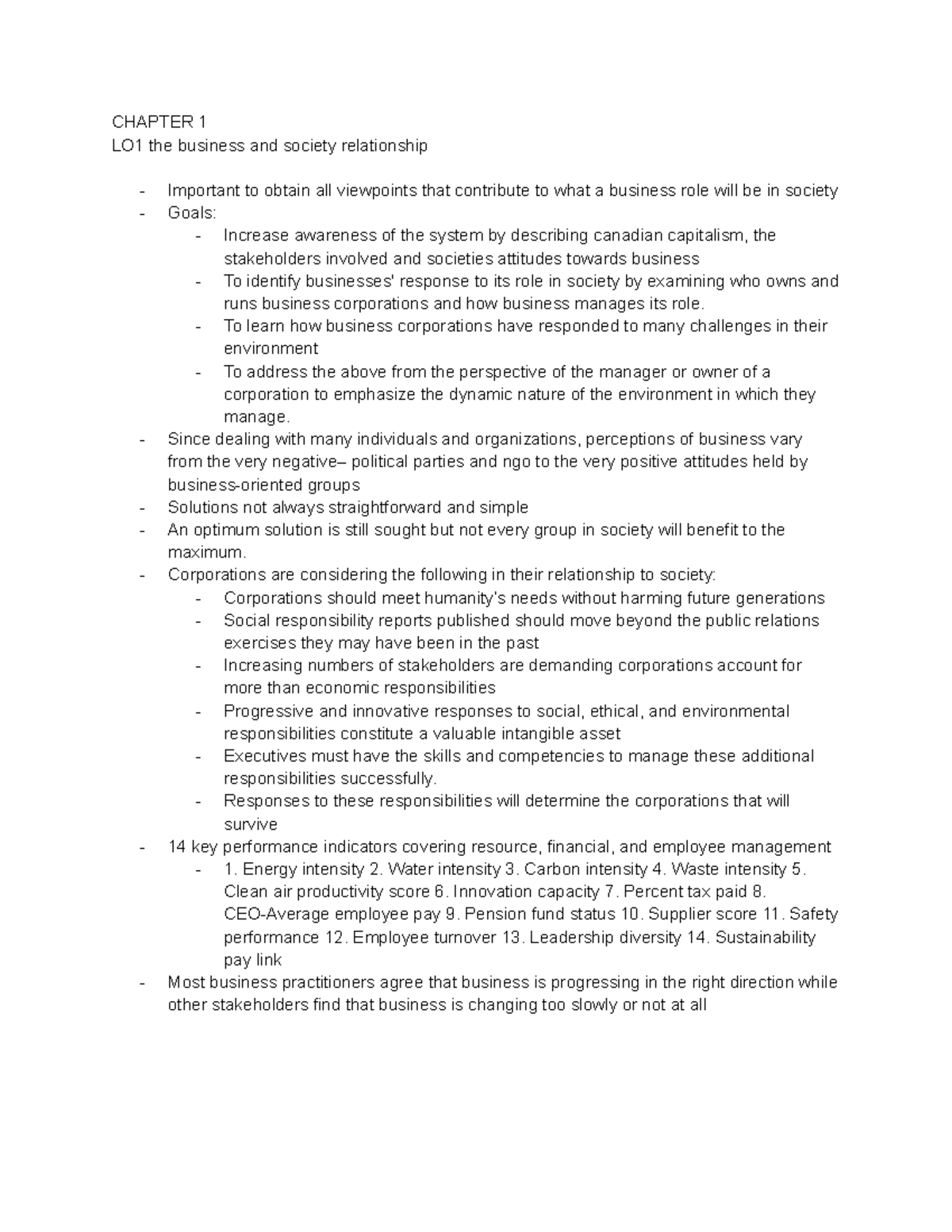 216 LO1 - The Business and Society Relationship in Canadian Capitalism ...