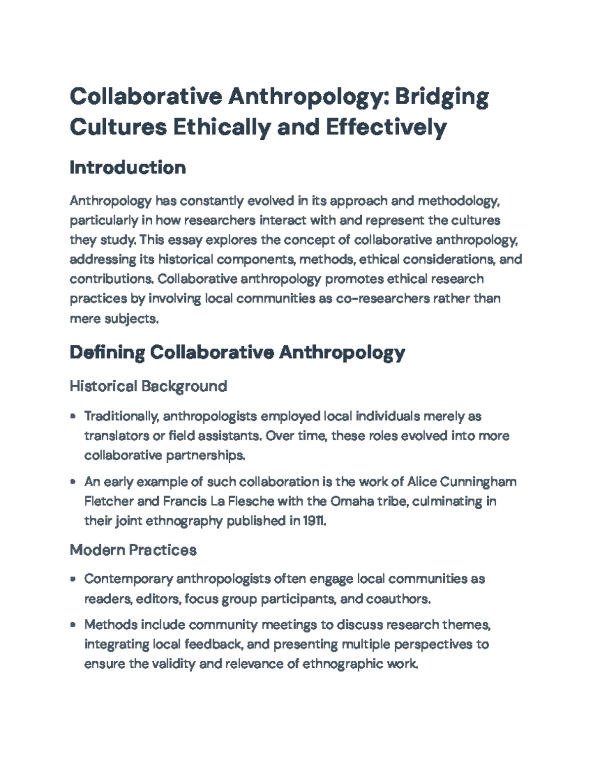 Understanding Participant Observation in Anthropology: Methods & Ethics ...
