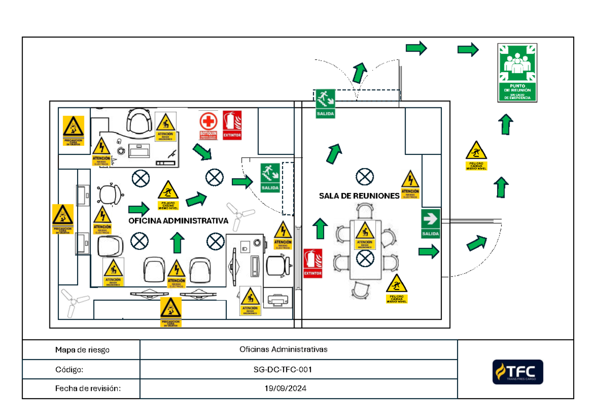 MAPA DE Riesgos Oficina - Diseño y gestion de plantas industriales ...