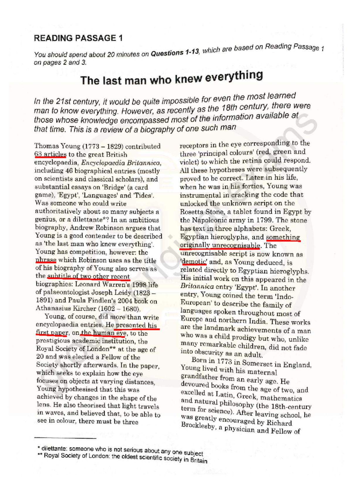Test 2 - Reading Passage Analysis and Questions - Studocu