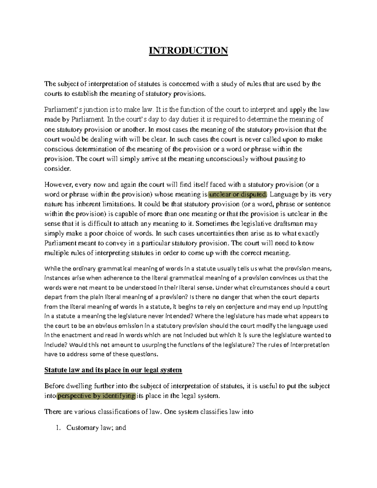 Introduction to Statutory Interpretation: Understanding Key Principles ...