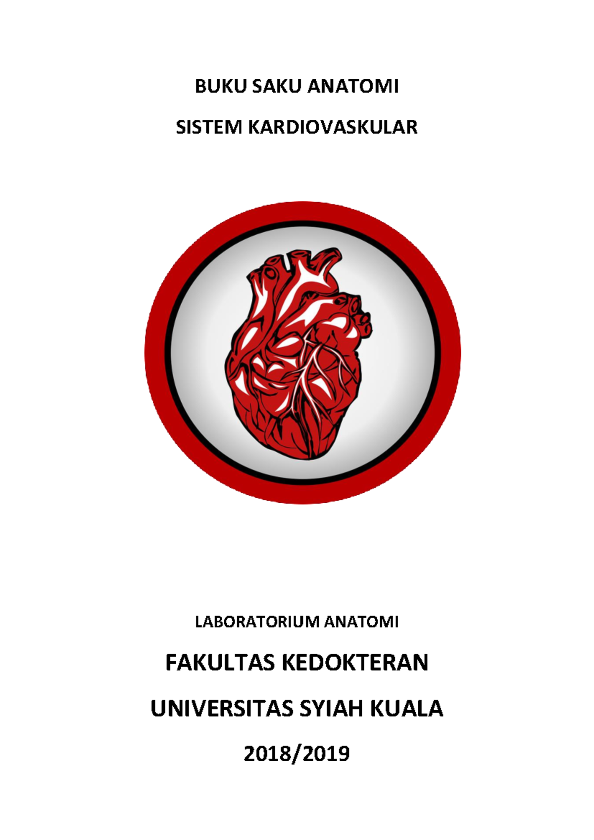 Buku Saku Anatomi Sistem Kardiovaskular: Panduan Lengkap 2018 - Studocu