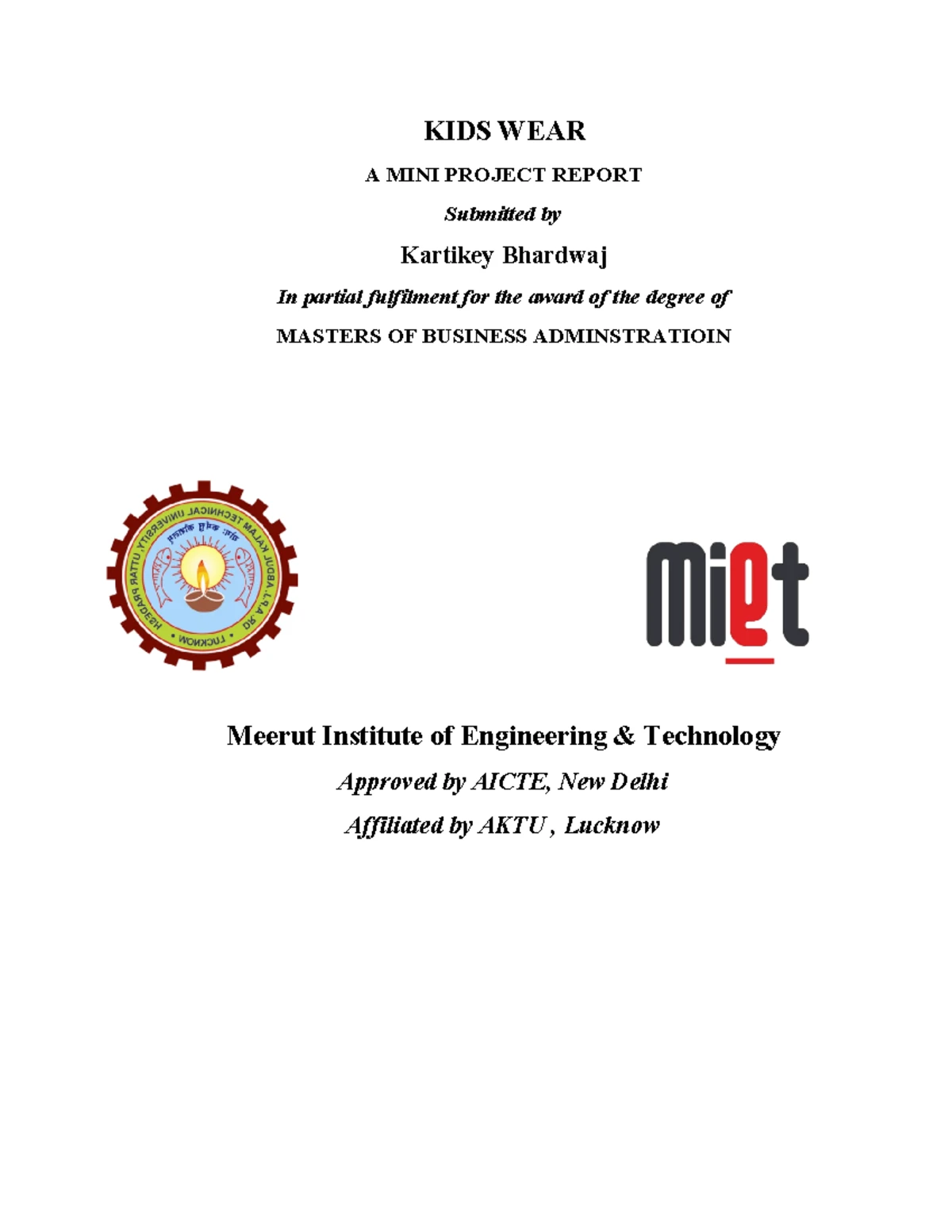 Hostel Management System Mini Project Report (B.Tech. CSE - BCC 351 ...