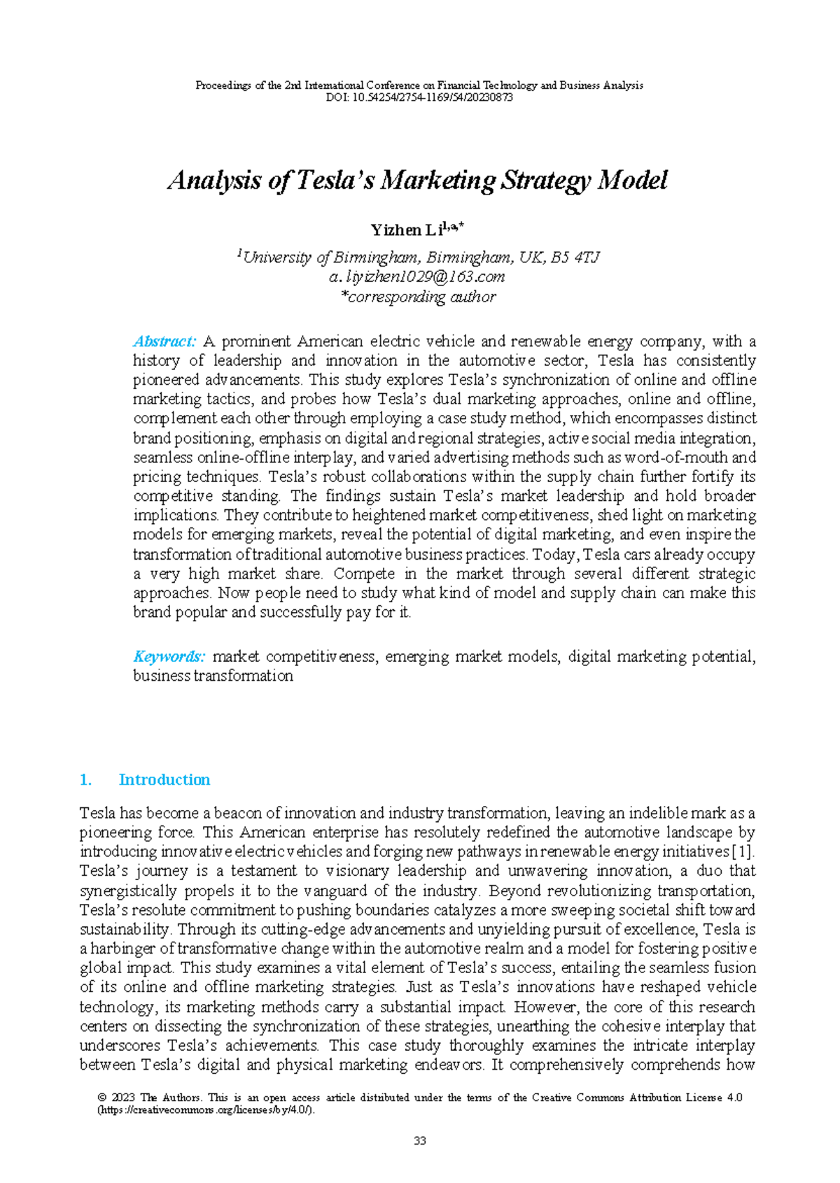 Analysis of Teslas Marketing Strategy Model - Analysis of Tesla’s ...