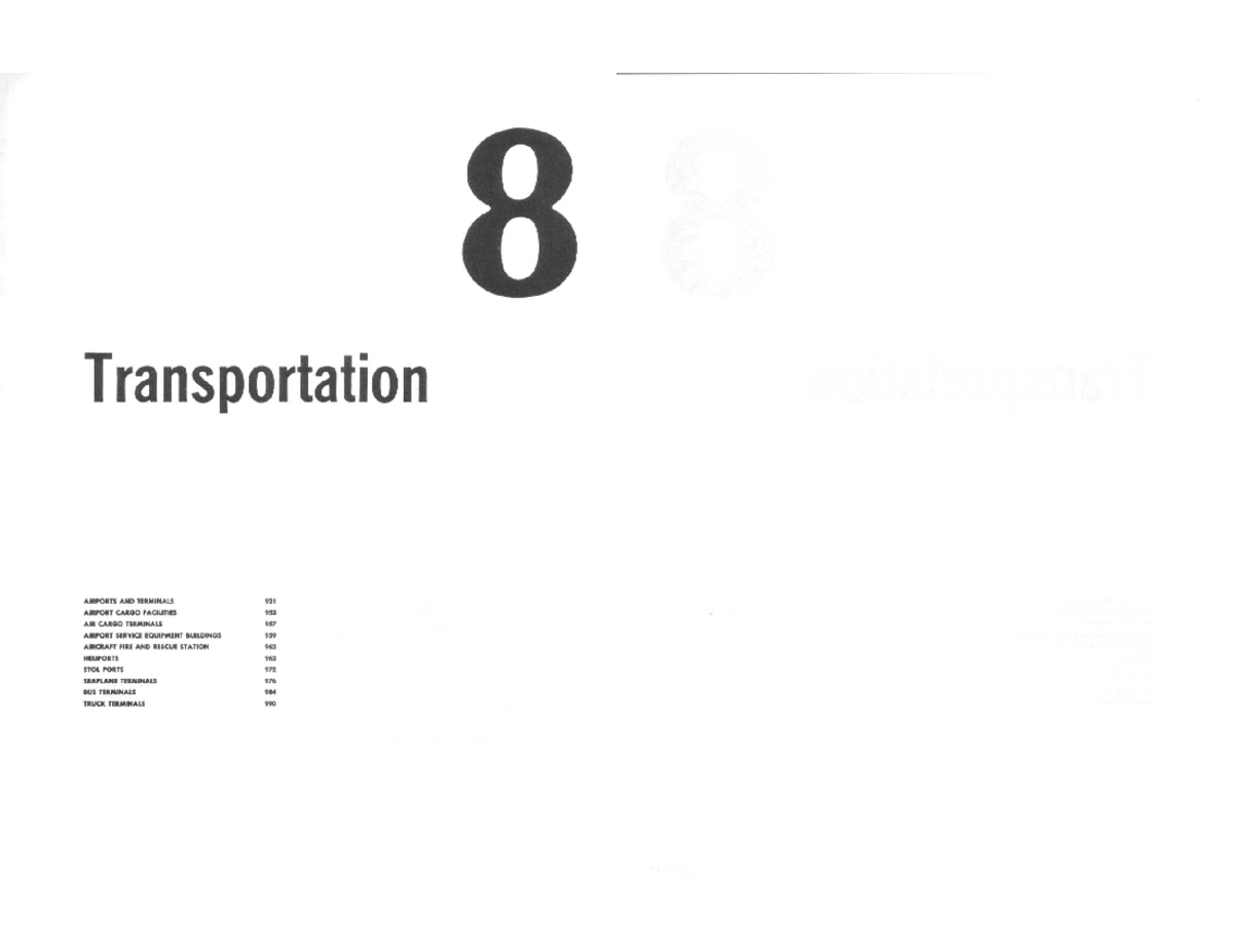 Transportation Engineering Notes: Airports, Terminals, and Cargo ...