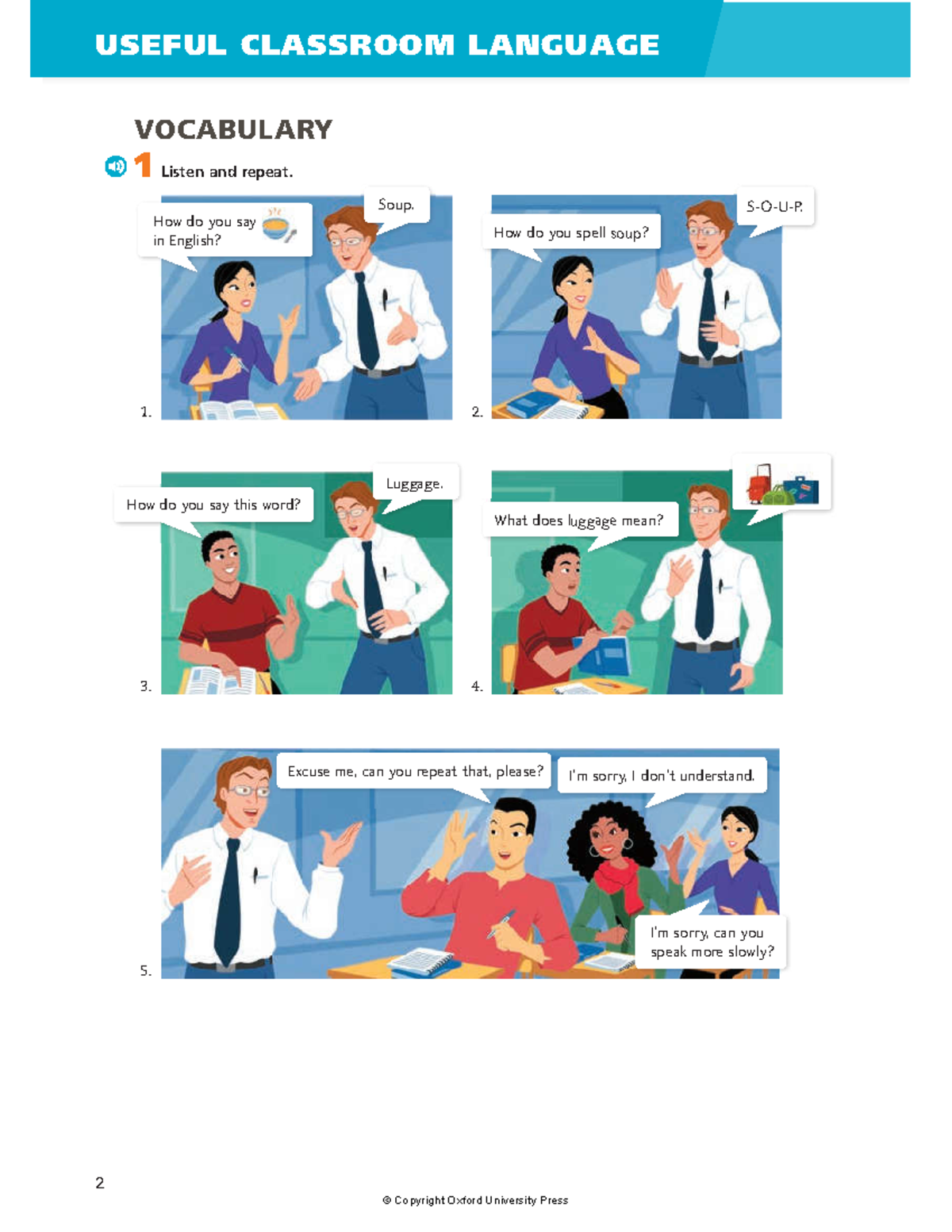 Useful Classroom Language & Conversations - SC 1 - SB - Studocu
