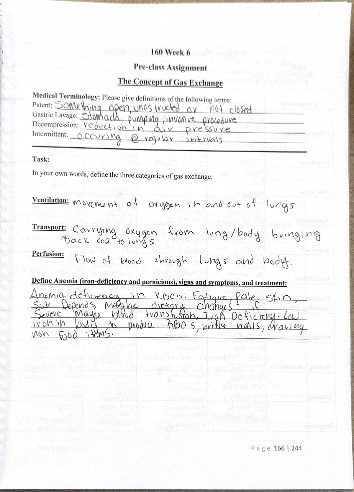 160 Week 6 - homework - 160 Week 6 Assignment The Concept of Gas ...