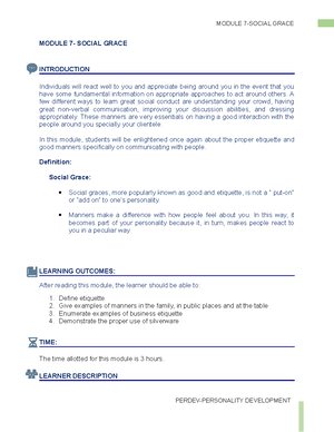 WW AND PETA Perdev - hshahahahahah - Personality Development - Written ...