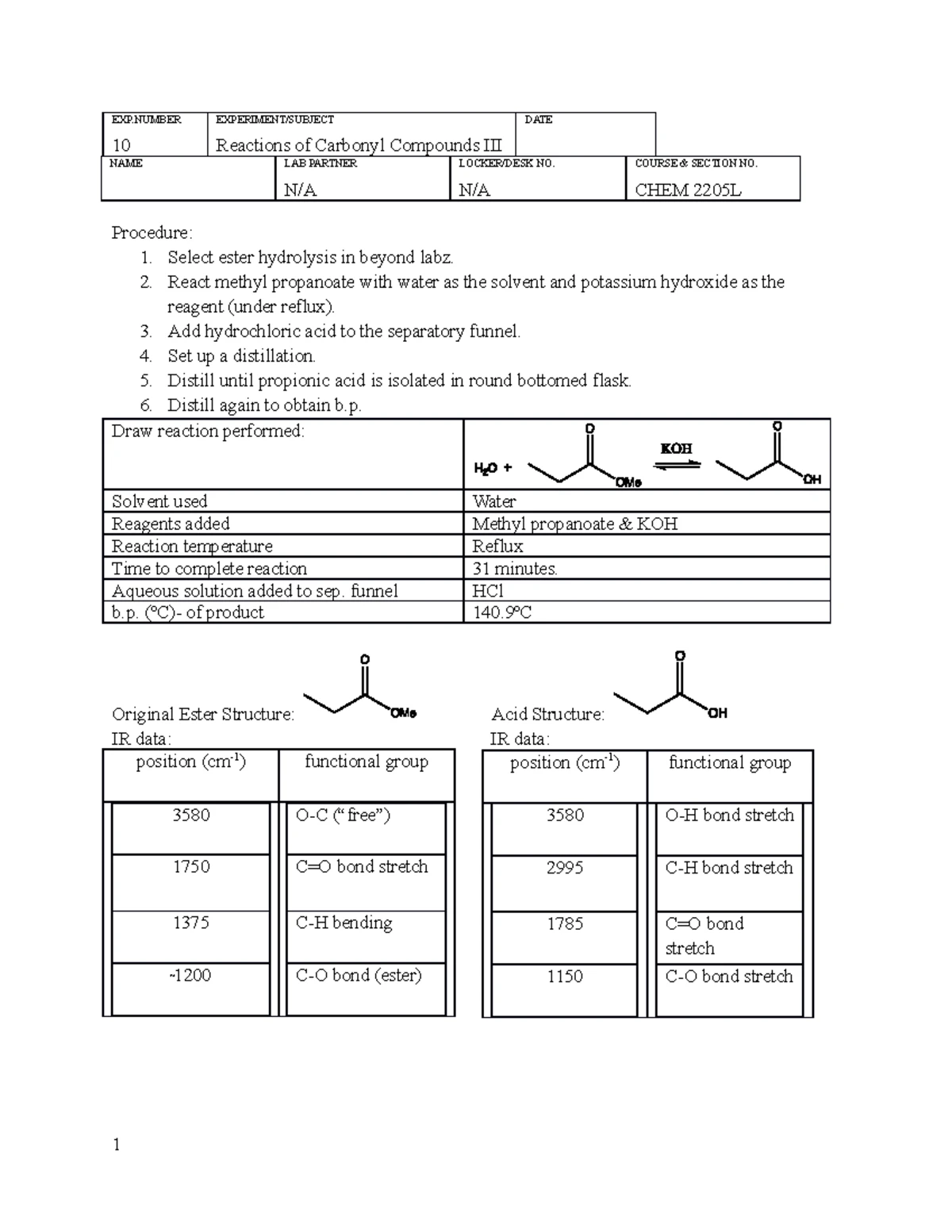 Exam2 Sample Questions - Organic Chemistry 2 – CHM 2211 Exam 2 Sample ...