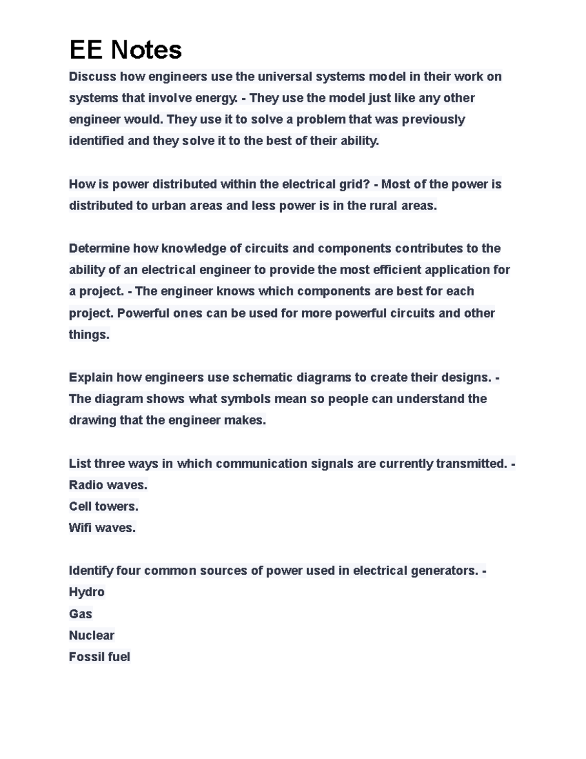 EE Lecture Notes: Electrical Systems and Power Distribution Insights ...