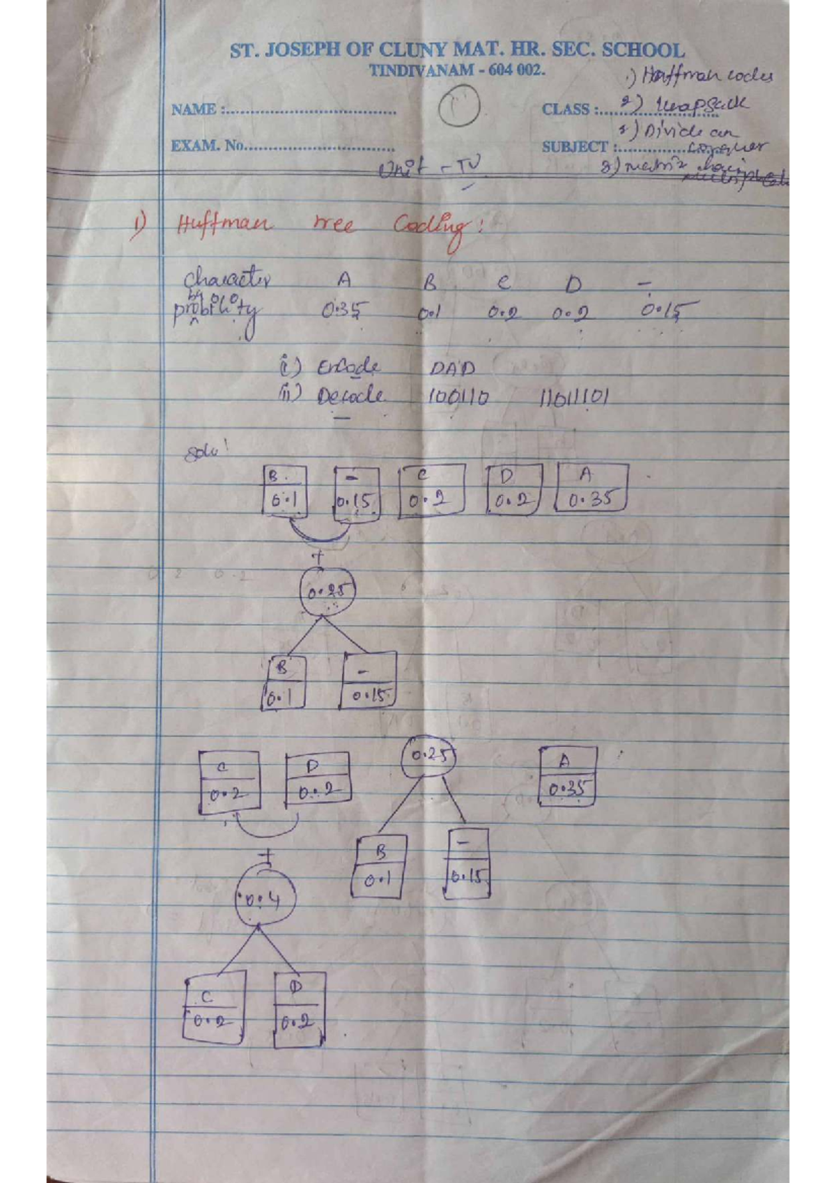 Unit 4 - Divide and Conquer Exam Notes (ST. JOSEPH OF CLUNY MAT. HR ...