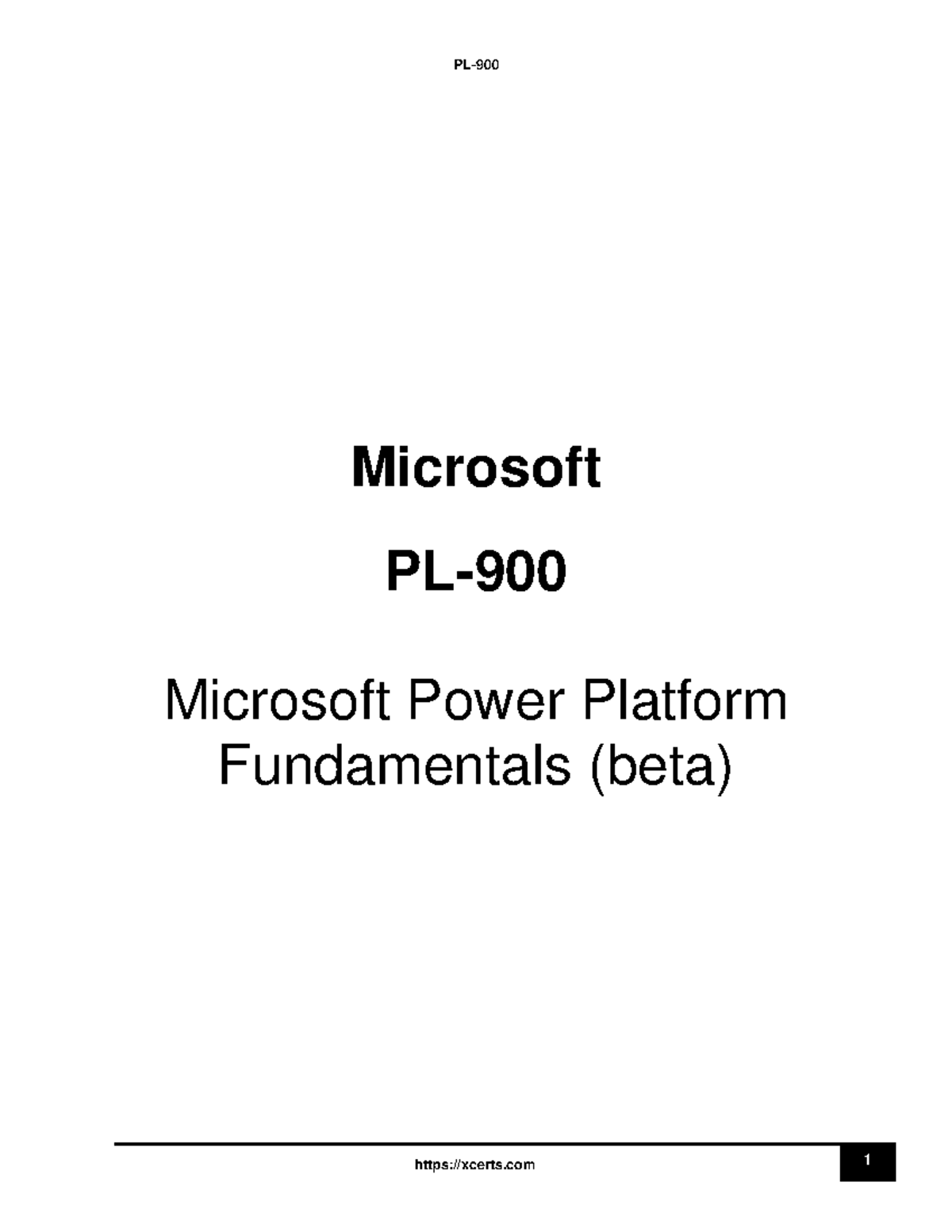 PL-900 Exam Prep: Microsoft Power Platform Fundamentals Questions - Studocu