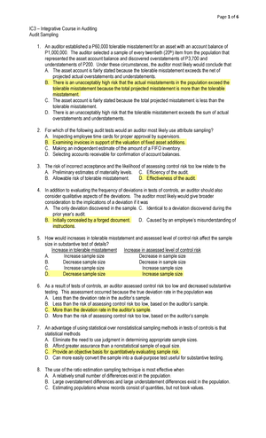[Auditing Basics] Audit Sampling and Sampling Techniques - Auditing ...
