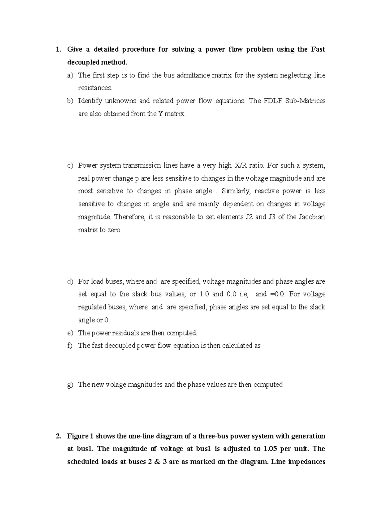 Power Systems Analysis: Fast Decoupled Method & MATLAB Implementation ...