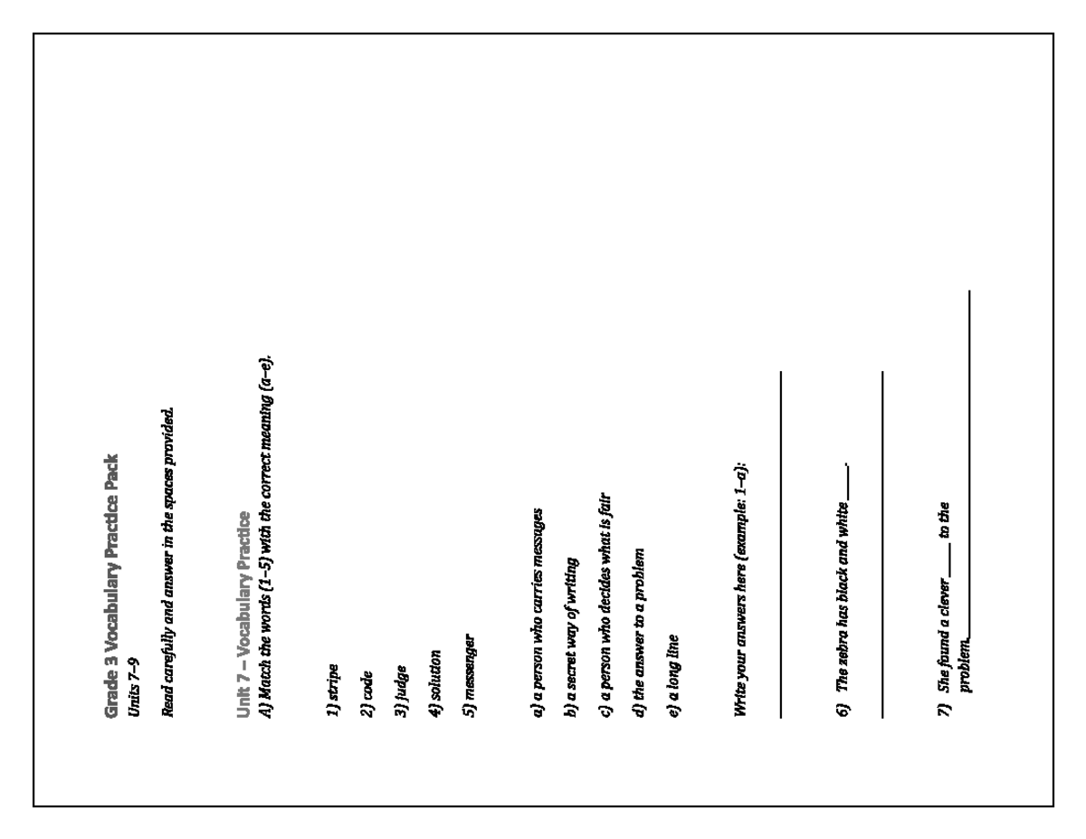 AY31031 - English Sheet Term 3 Notes - Studocu