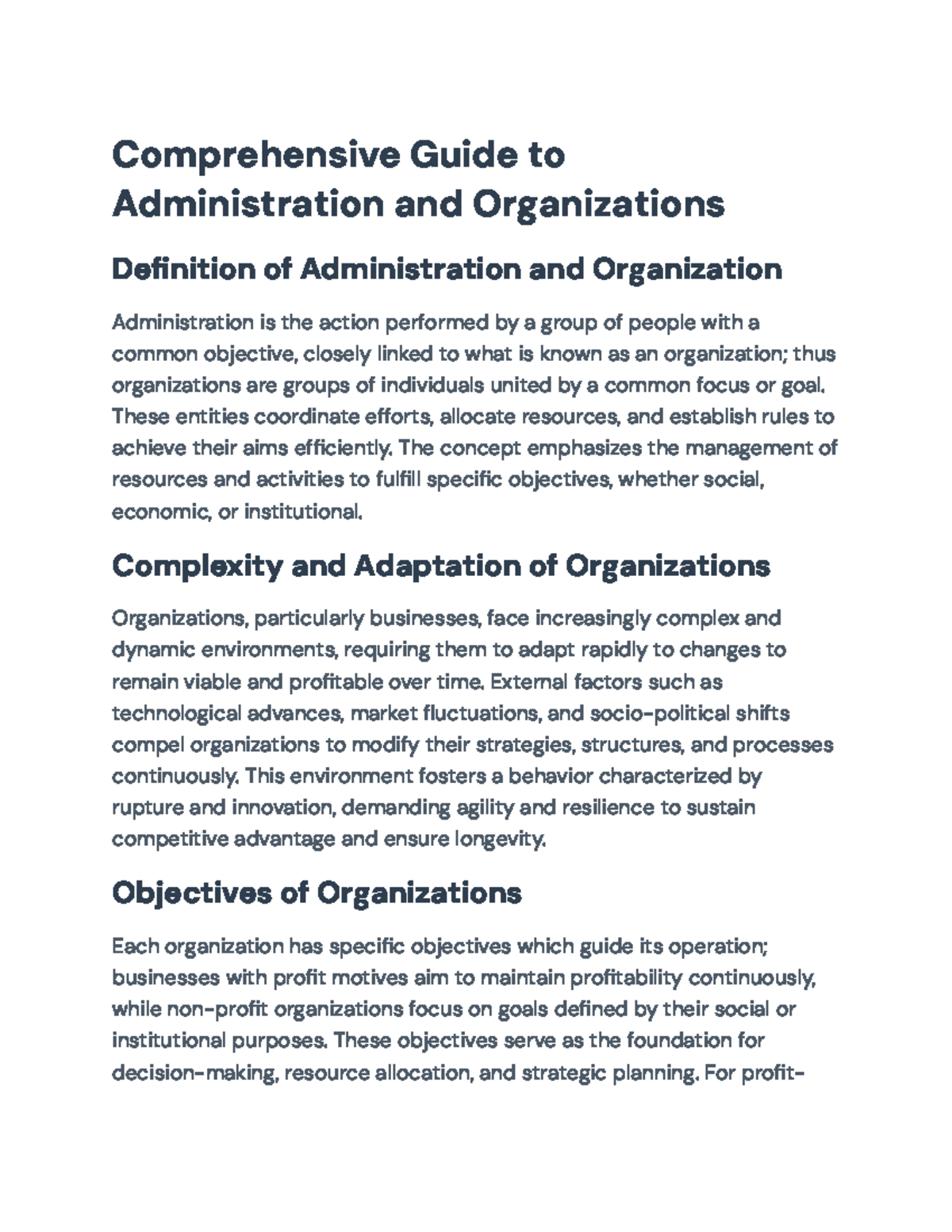 Comprehensive Guide to Org Structure & Functionality (Admin 101) - Studocu