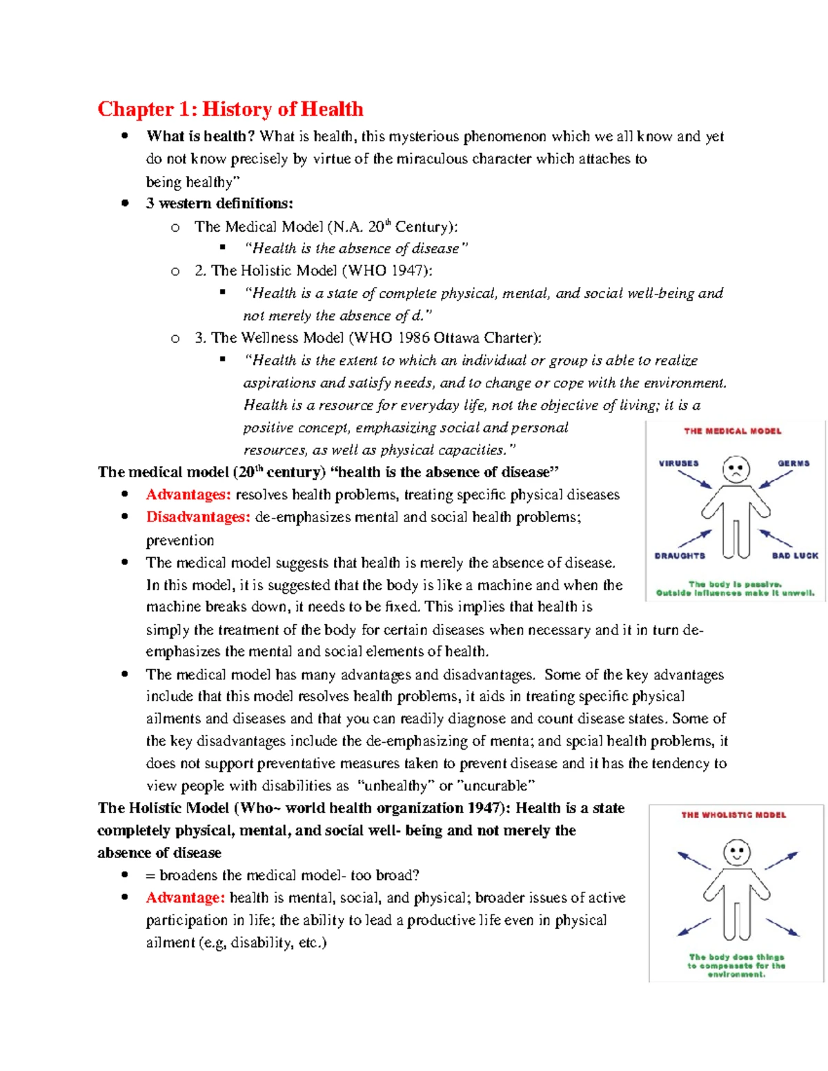 Health Studies Review - Summary of each lecture - Centenarians TED TALK ...