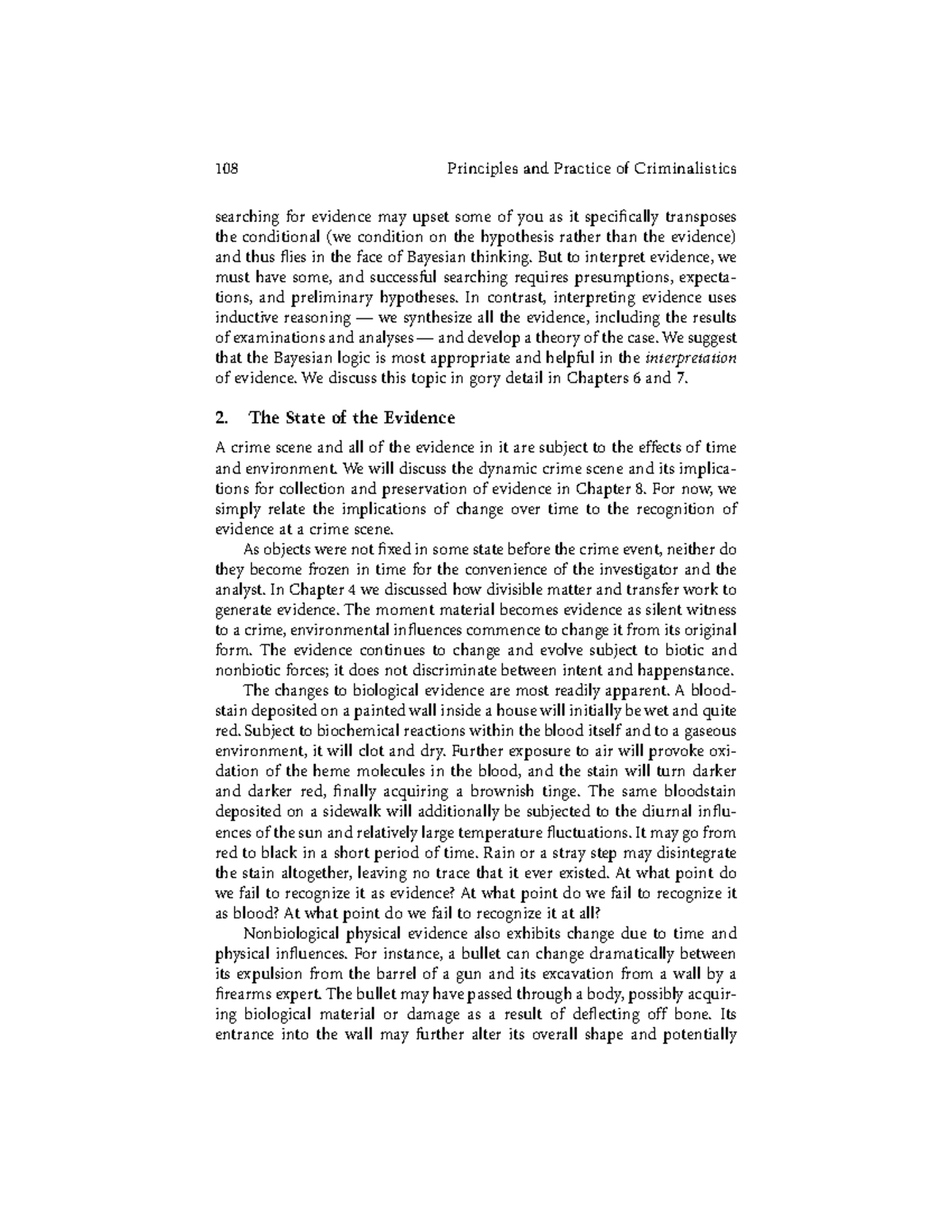 Forensic Science -73: Principles and Practices of Criminalistics - Studocu