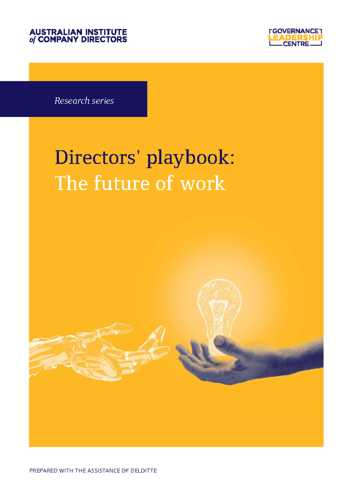 GLC Directors Playbook: Navigating the Future of Work - Studocu