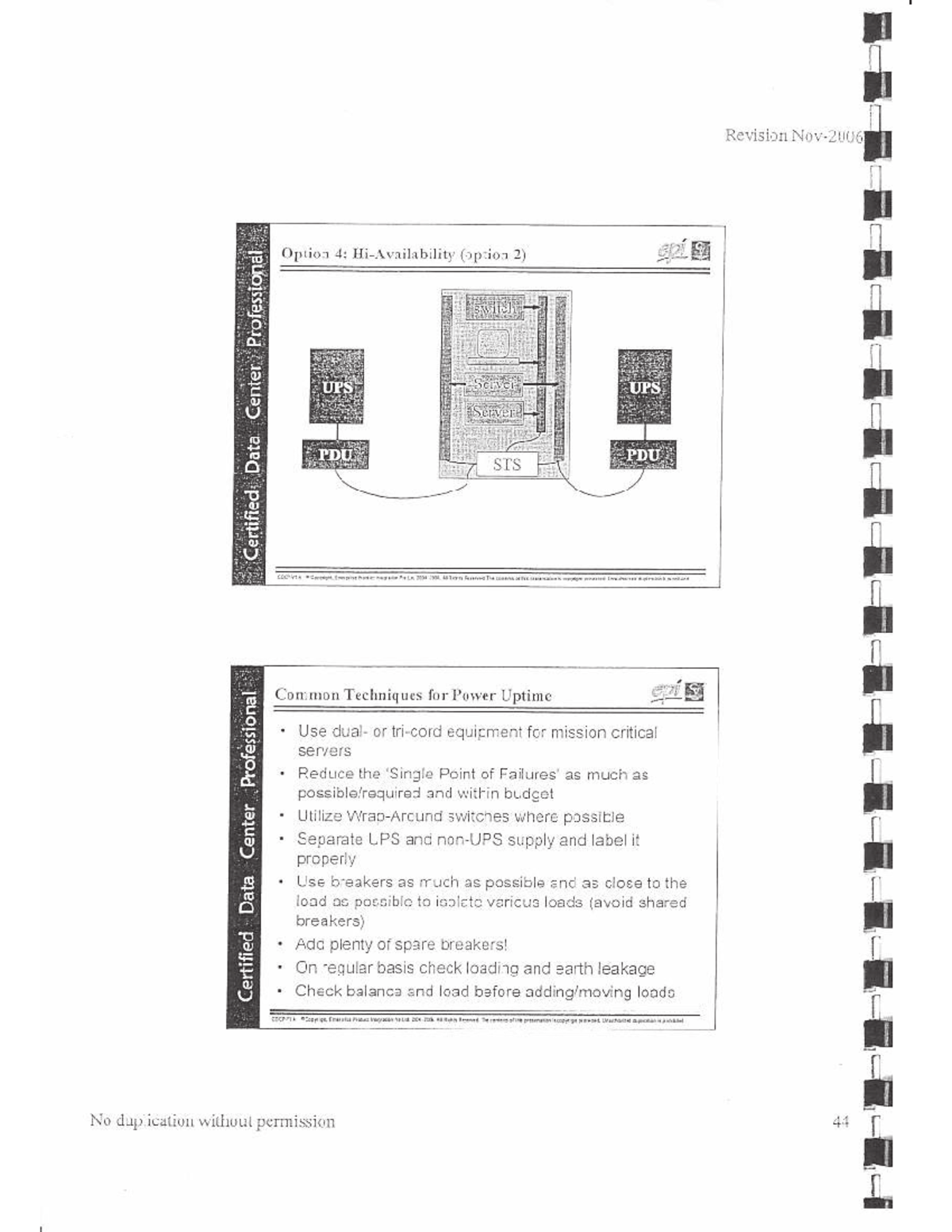 Revision Option 4: Certified Data Center Professional UPS Notes - Studocu