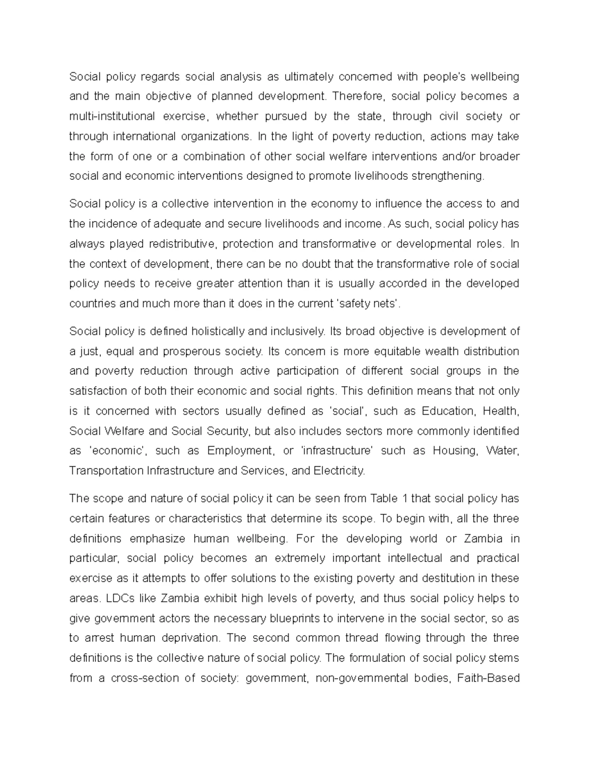 DEV 1150 Introduction to Development Studies fe2a166842065