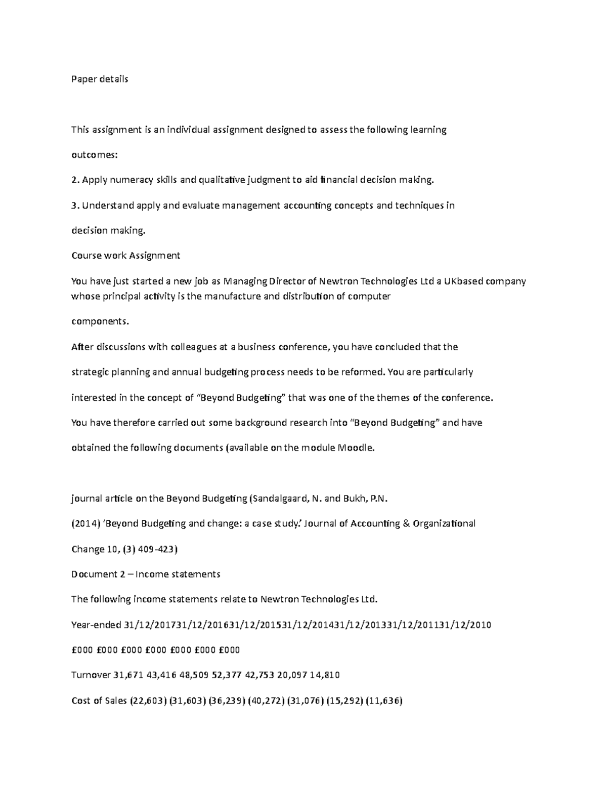 Paper Details - Questions - Paper details This assignment is an ...